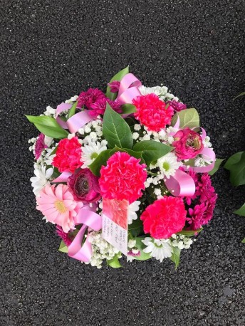 Pink Sympathy Posy